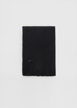 STRADIVARIUS Базовый шарф, черный