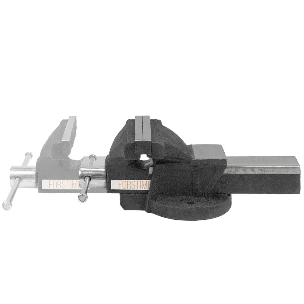 Тиски стальные с наковальней 5''(125мм) FORSTIME FT-6540205