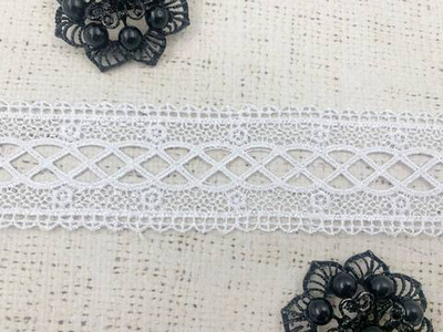 Кружево плетеное, ш. 4 см