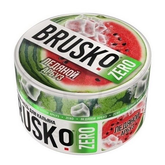 Бестабачная смесь для кальяна BRUSKO, 250 г, Ледяной арбуз, Zero (М)