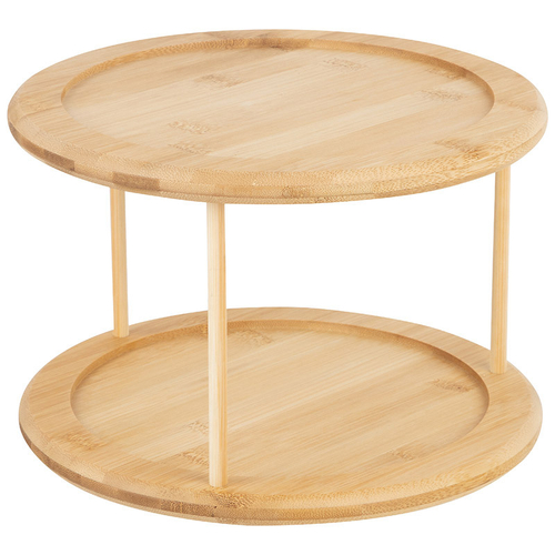 Подставка для кухни Mallony вращающаяся круглая BAMBU (бамбук)