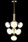 Подвесная люстра Crystal Lux ALICIA SP7 GOLD/WHITE