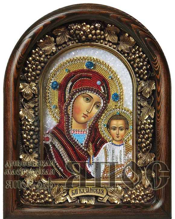 Икона Пресвятая Богородица Казанская бисер