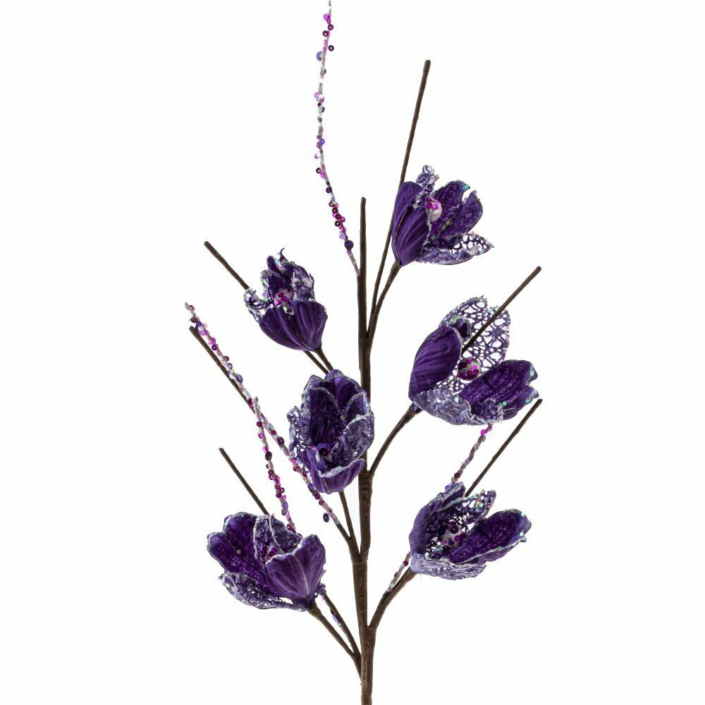 GAEM Цветок искусственный "Магнолия", L15 W15 H74 см