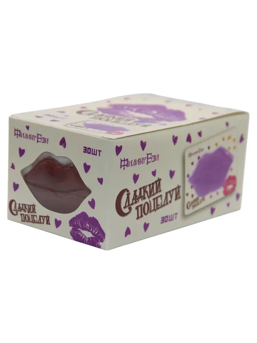 Мармелад "Сладкий поцелуй" со вкусом Винограда 12 г * 30 шт