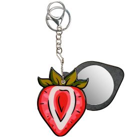 MR-160 Брелок с зеркальцем «Клубника» Mark Rita