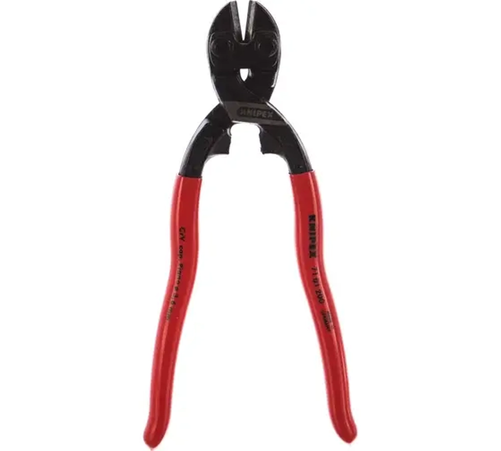 KNIPEX CoBolt болторез, L-200 мм, рез: провол. мягк. d 6 мм, ср. d 5.2 мм, тв. d 4 мм, роял. струна , шт