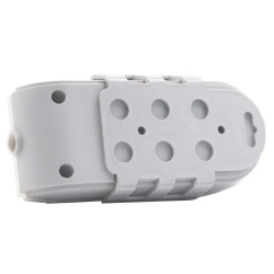 Колодка 2-местн. с/з белый