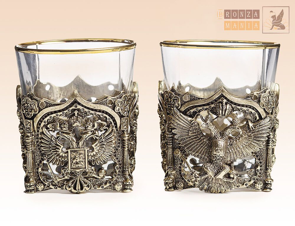 стакан для виски Герб России