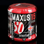 Презервативы Ультратонкие MAXUS Sensitive №15 в железном кейсе