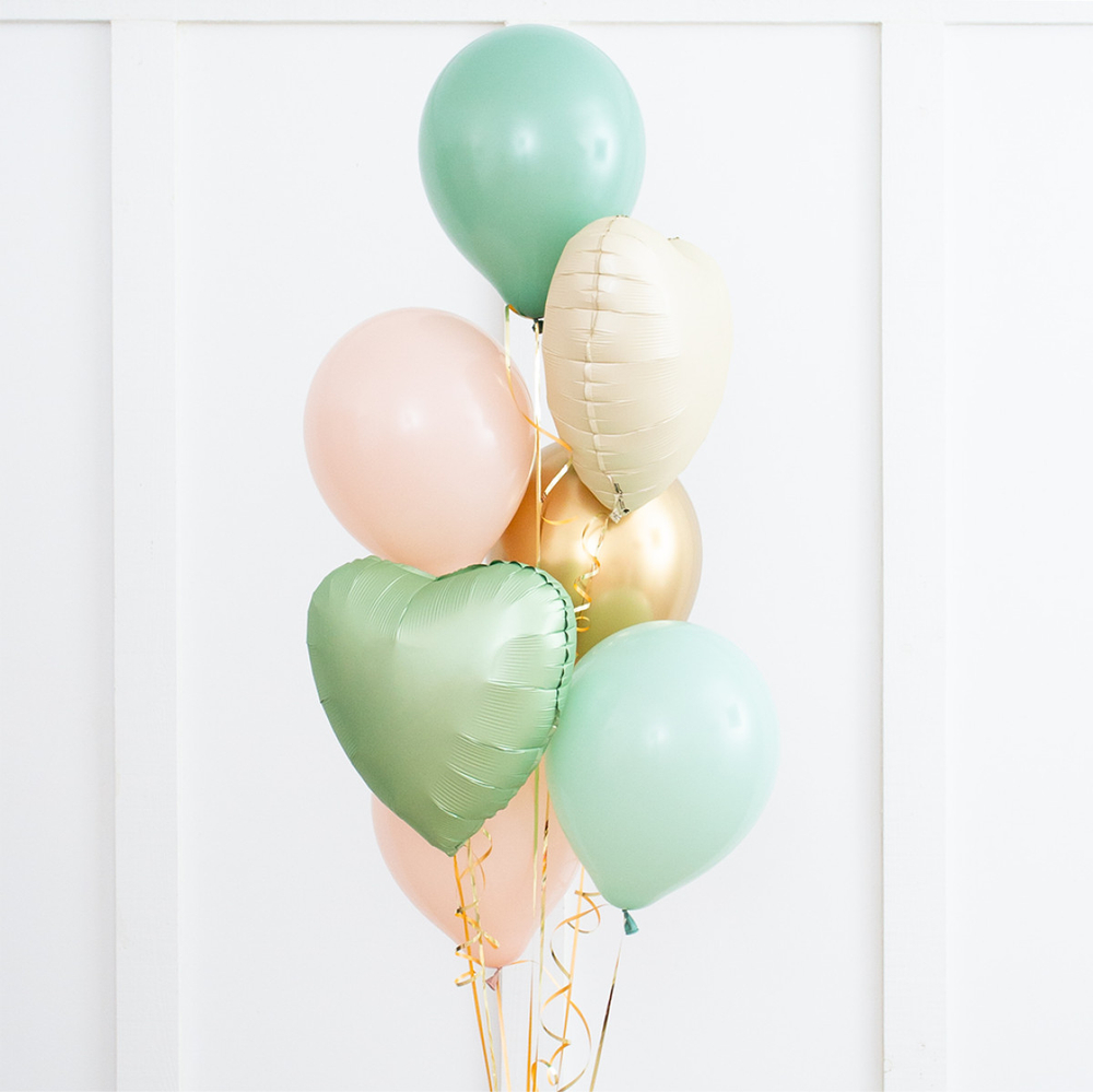 Фонтан шаров "Сливочная мята"