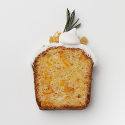 Кекс Рождественский творожный с цукатами апельсина