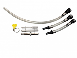 Шприц для отсоса и нагнетания масла 1,5л. HZ 04.215S с набором переходников, horex