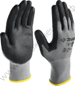 ЗУБР ТОЧНАЯ РАБОТА, тонкое покрытие для точных работ, размер L, перчатки с полиуретановым покрытием, Профессионал (11275-L)