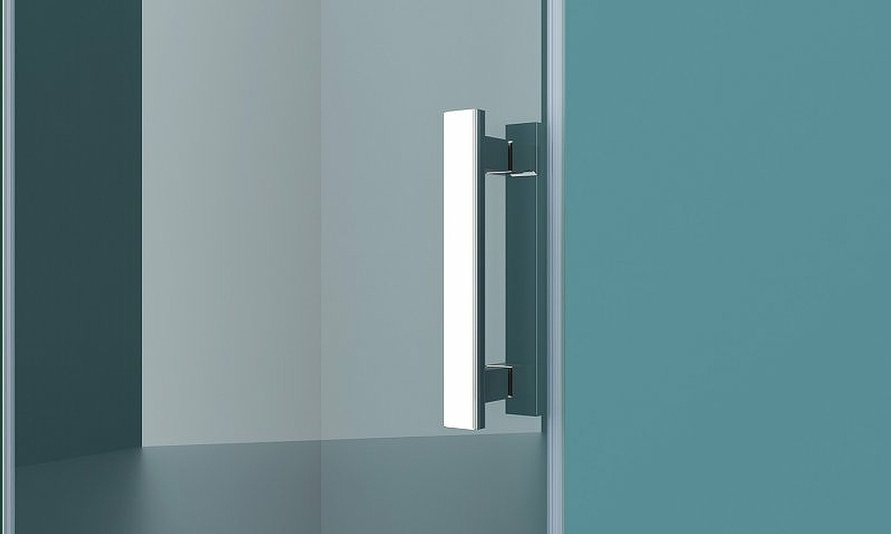 Душевая дверь BelBagno Kraft 120 KRAFT-B-12-60/60-C-Cr-L профиль Хром стекло прозрачное