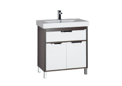 Тумба с раковиной Aquanet Гретта 75 венге