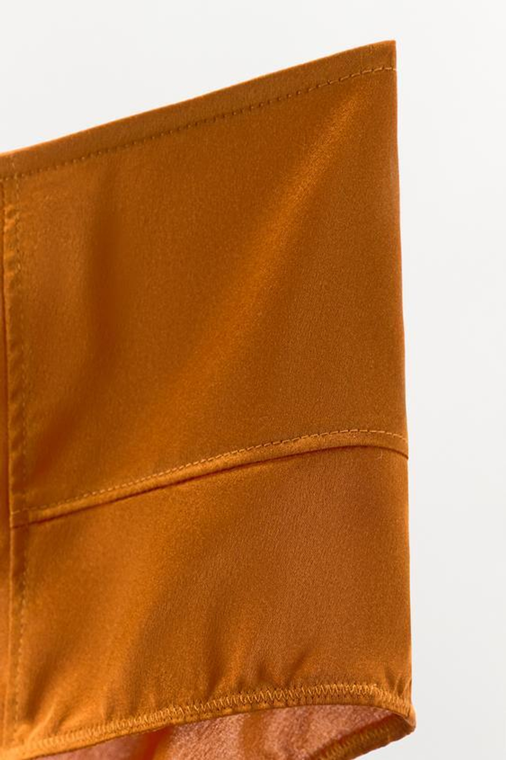 ZARA ТРУСЫ-ШОРТЫ С ШИРОКИМ ПОЯСОМ, ОРАНЖЕВЫЙ