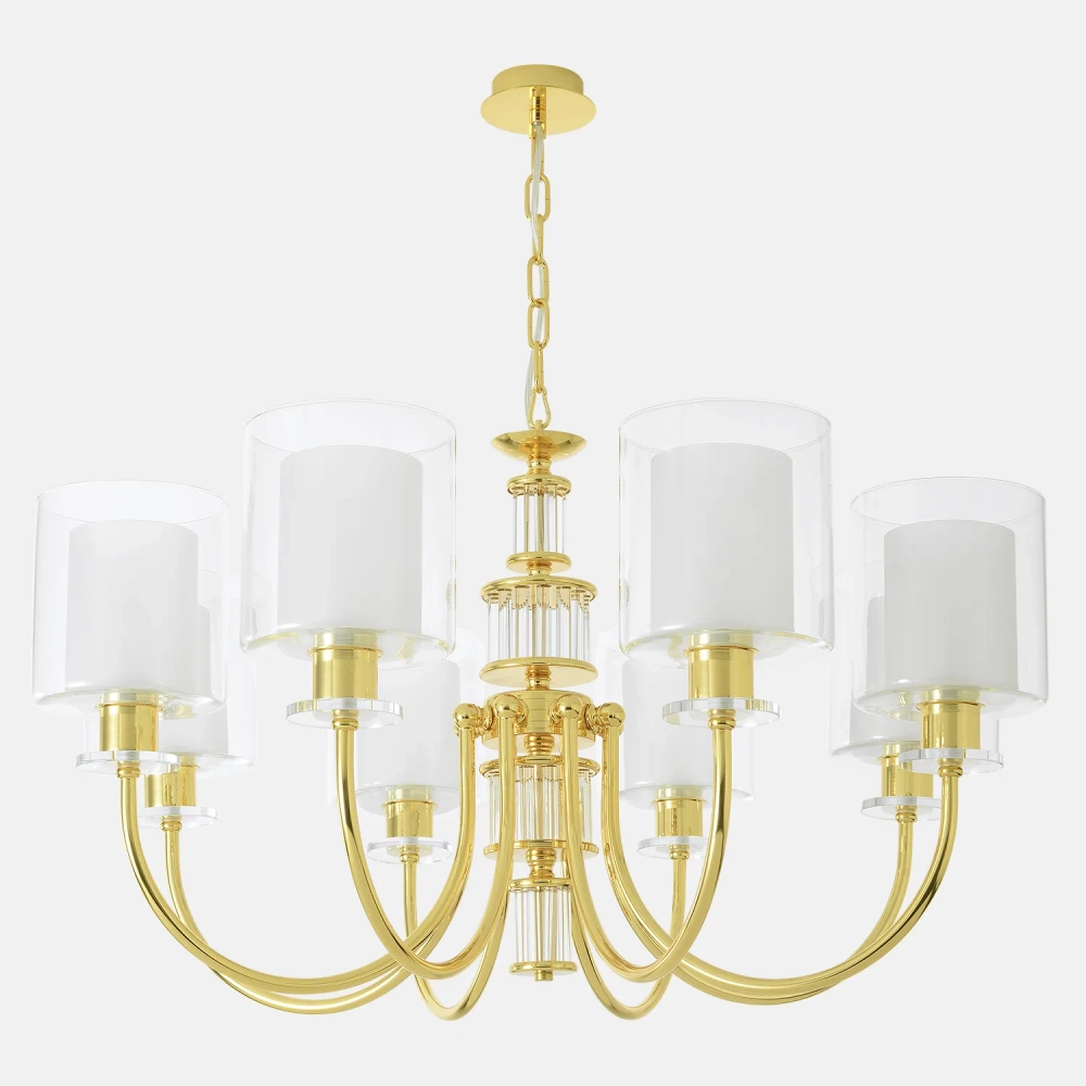 Люстра Crystal Lux ELENA SP8 GOLD