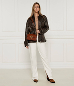 Кожаная куртка Grotta Pinko - коричневый(104048 A23U)