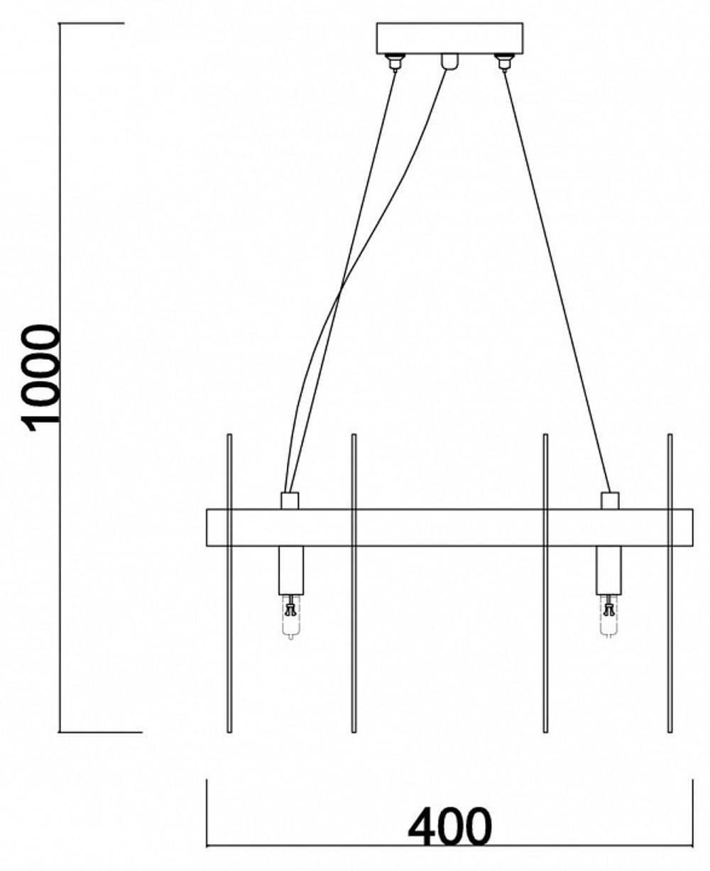 Подвесной светильник Freya Deserto FR5141PL-08BS2