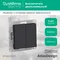 Выключатель 2-кл. СП AtlasDesign 10А IP20 (сх. 5) 10AX механизм карбон SE ATN001051