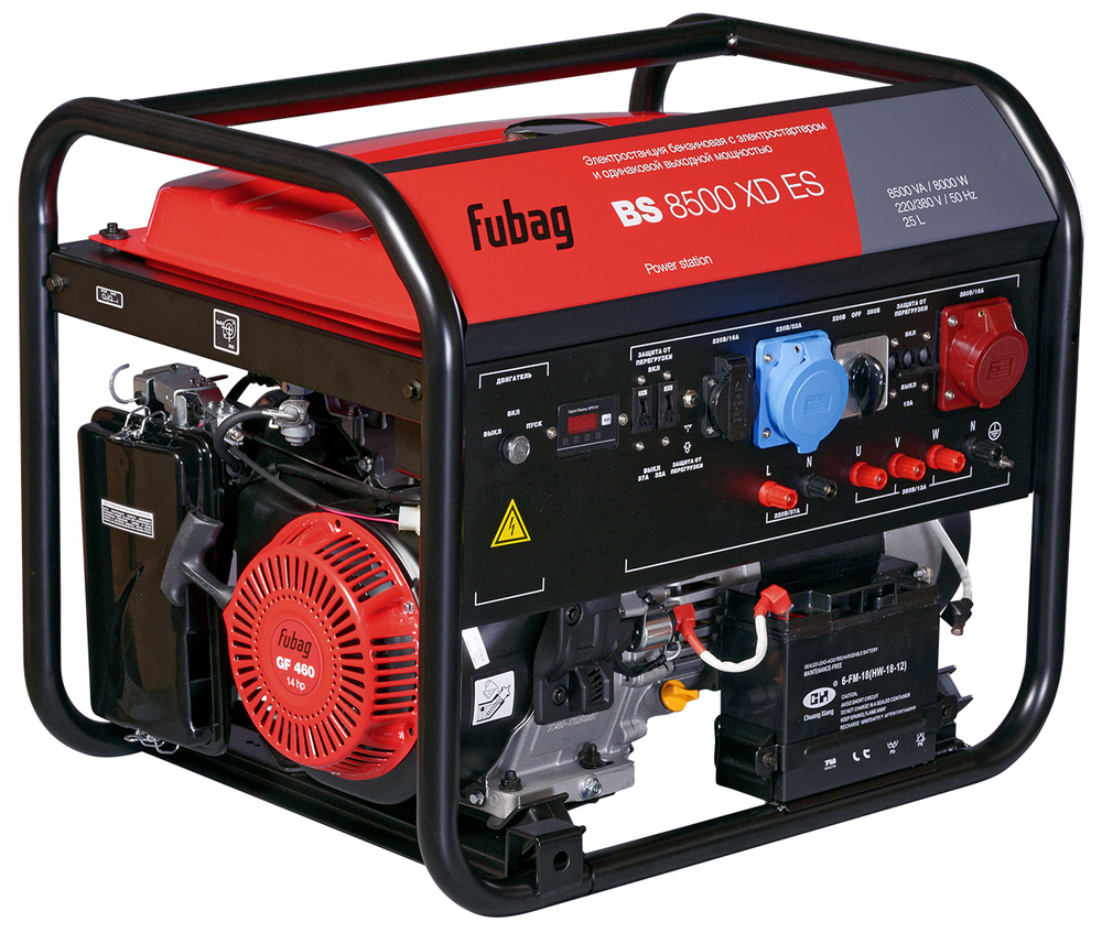 Бензиновый генератор Fubag BS 8500 XD ES в контейнере с АВР — Фото №2 