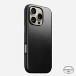 Чехол Nomad Modern Leather case, iPhone 16 Pro - black