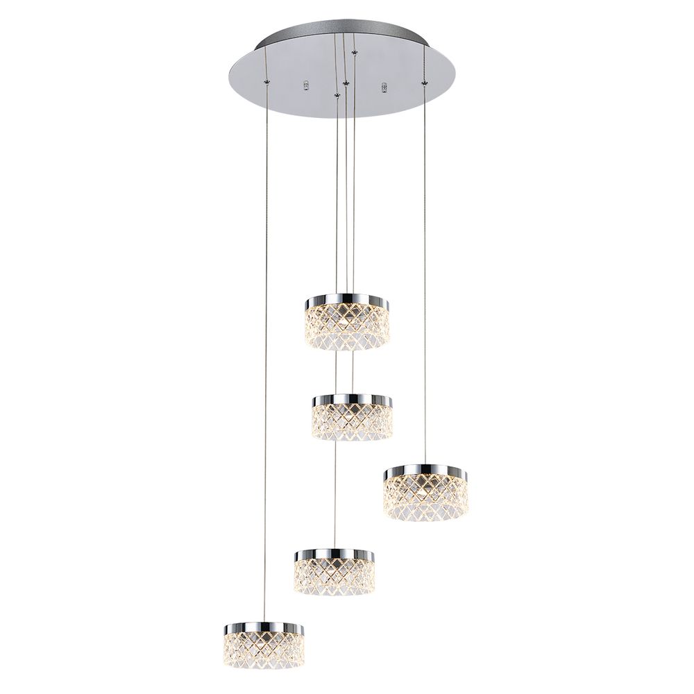 Подвесной светильник MD21020075-5A chrome