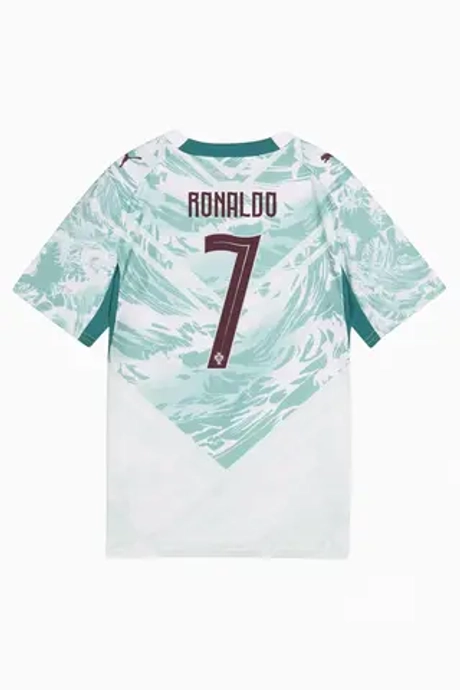 Футболка Puma Portugal 2026 Away Ronaldo 7 Junior - бирюзовый
