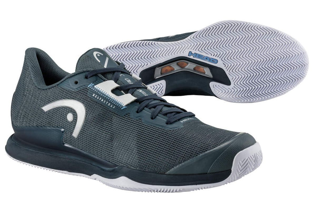 Мужские кроссовки теннисные Head Sprint Pro 3.5 Clay - dark grey/blue