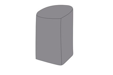 Защитный чехол на два стула 68×68×83 см, цвет серый