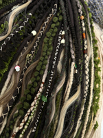 Фактурные войлочные дреды