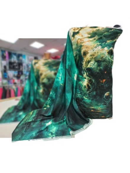 Кулирка с лайкрой Купон Медведь и Луна Высота 80см