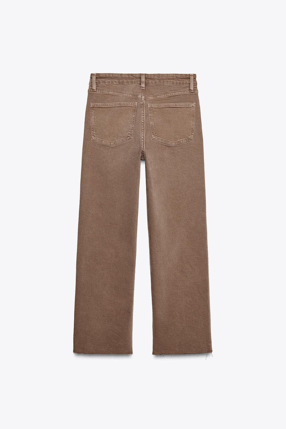 Джинсы trf cropped flare с высокой посадкой