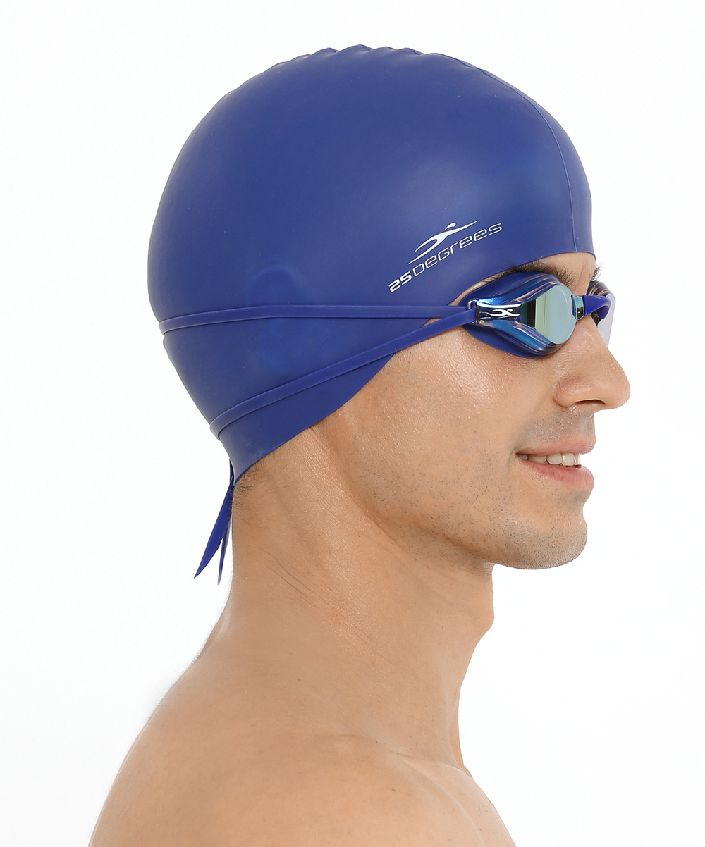 Шапочка для плавания Nuance Navy, силикон