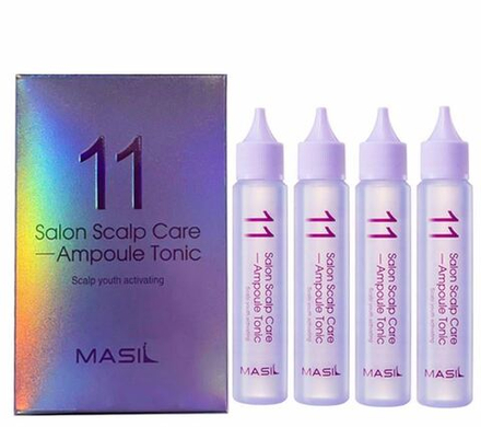 MASIL - ТОНИК ДЛЯ УХОДА ЗА КОЖЕЙ ГОЛОВЫ 11 SALON SCALP CARE AMPOULE TONIC, 30 МЛ * 1 ШТ.