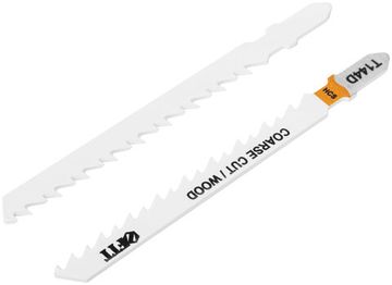 Полотна по дереву, HCS, разведенные, шлифованные зубья 100/74/4,2 мм (Т144D), 2 шт.