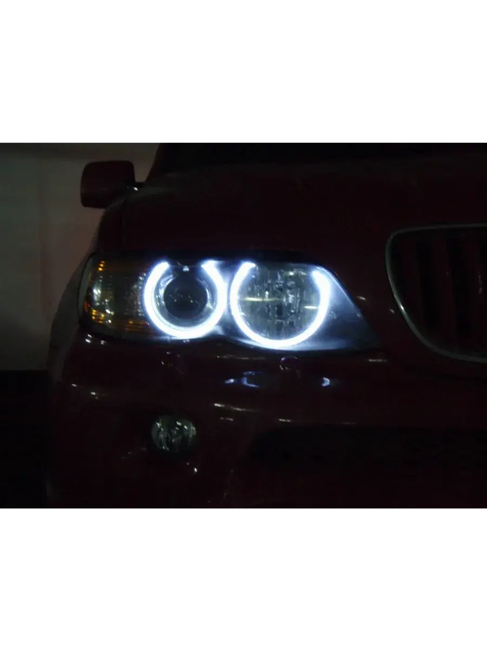 Ангельские глазки BMW X 5 E 53 ( Белые) Рест