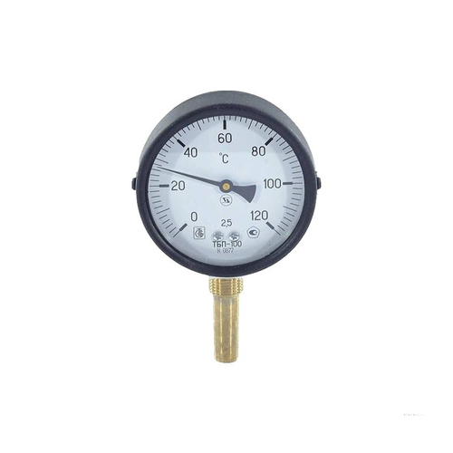 Термометр биметаллический D100 L100мм/лат.0+150/160гр.радиал.