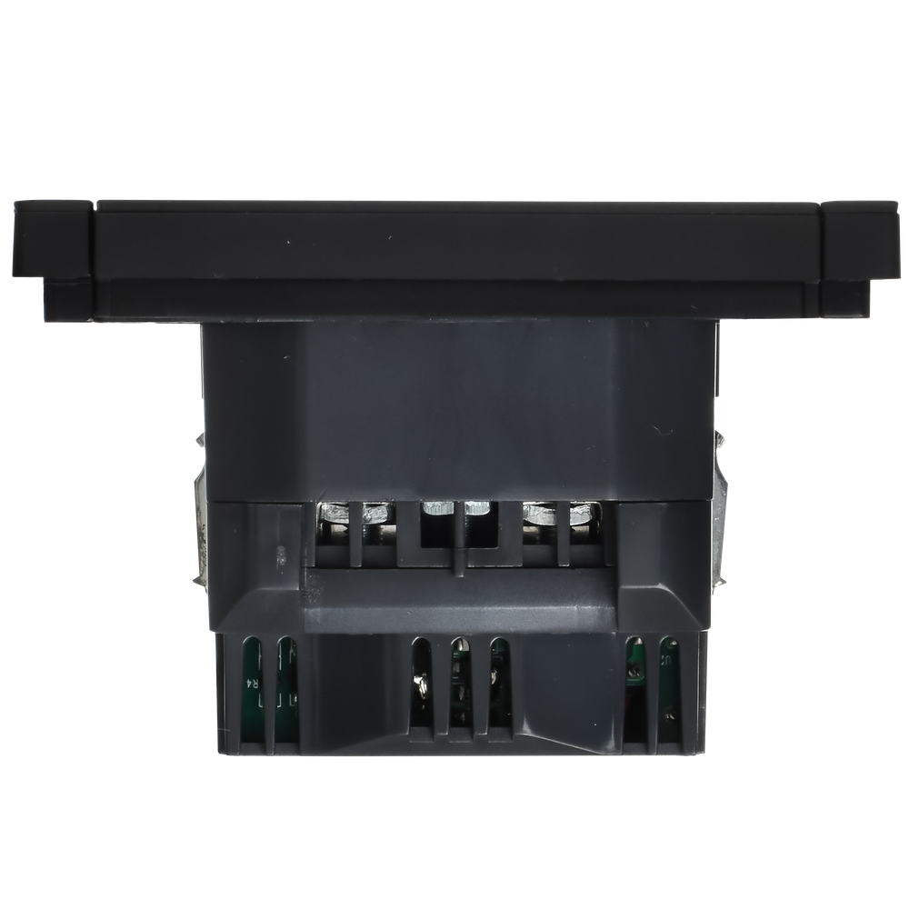 FORTE&PIANO Розетка 1-местная с заземлением с защитными шторками винтовое крепление 16А USB A+A 3,1А FP145M металл черный IEK