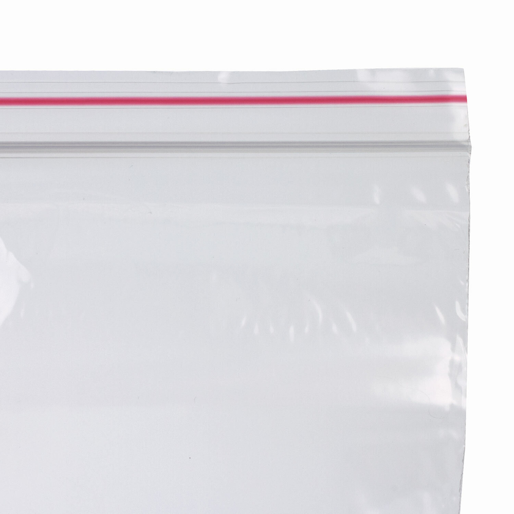 Пакеты с замком ZIP LOCK "зиплок" комплект 100 шт. 100х100 мм ПВД толщина 35 микрон BRAUBERG (20 штук в упаковке)