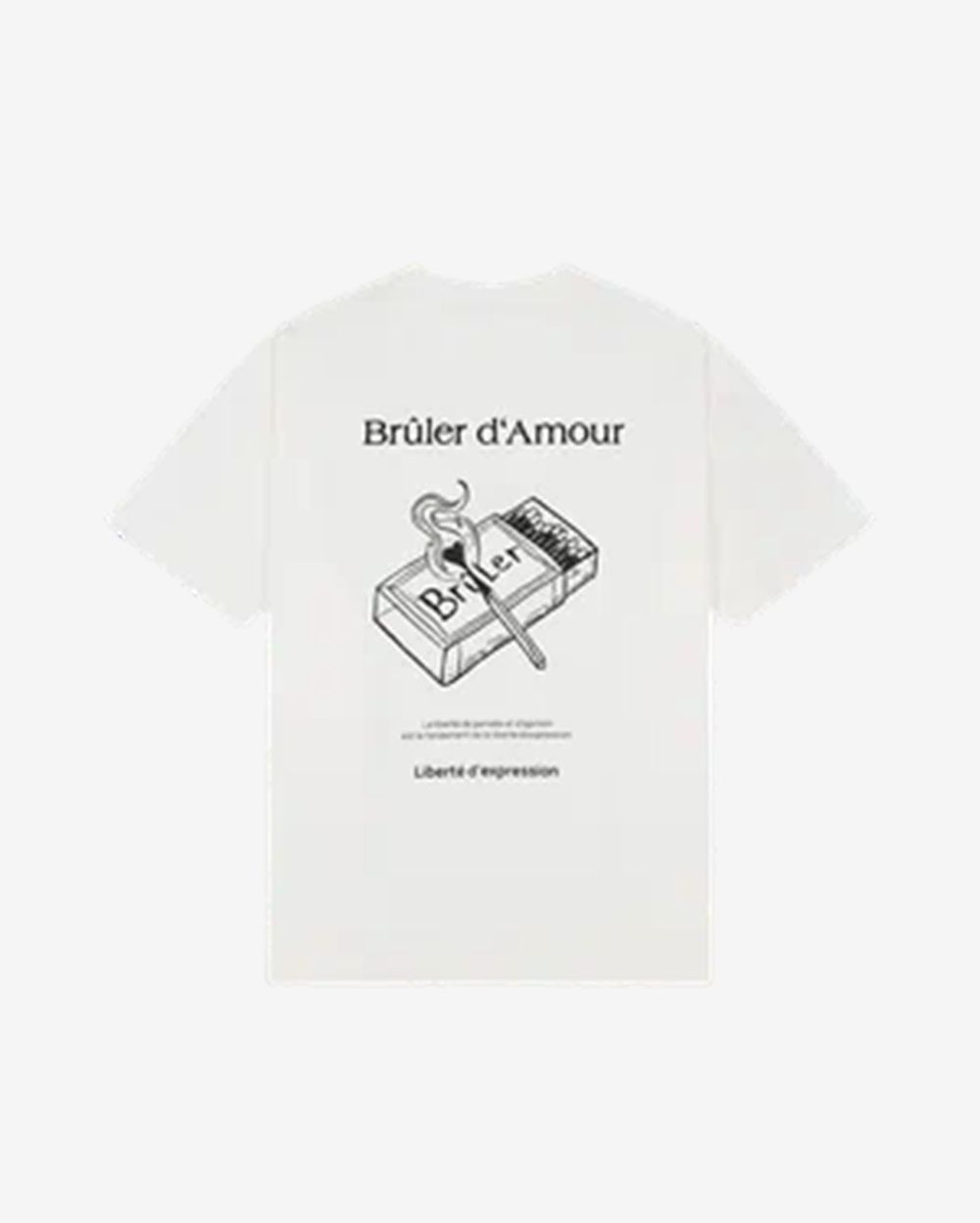 Футболка Bruler d'Amour Matches белая