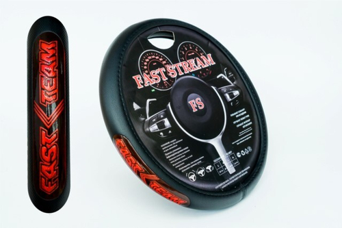 Оплетка руля M 37-38 см винил (FAST STREAM)