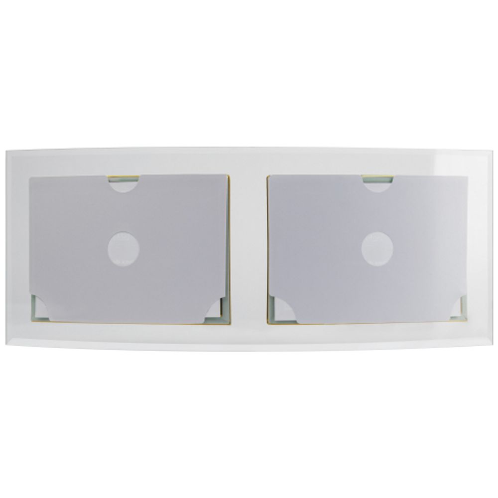 GT 214/-G горизонтальная гнутая двойная , золото 10х15 | GT