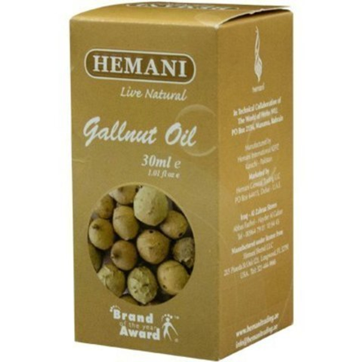 Масло Hemani Gallnut Oil, Масло Желудя, 30 мл.