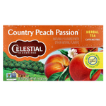 Celestial Seasonings, травяной чай, Country Peach Passion, без кофеина, 20 чайных пакетиков, 41 г (1,4 унции)