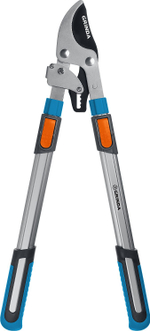 GRINDA TX-980, 645 - 885 мм, высокоуглеродистая сталь, закаленные лезвия, храповый механизм, телескопический, плоскостной сучкорез, PROLine (424515)