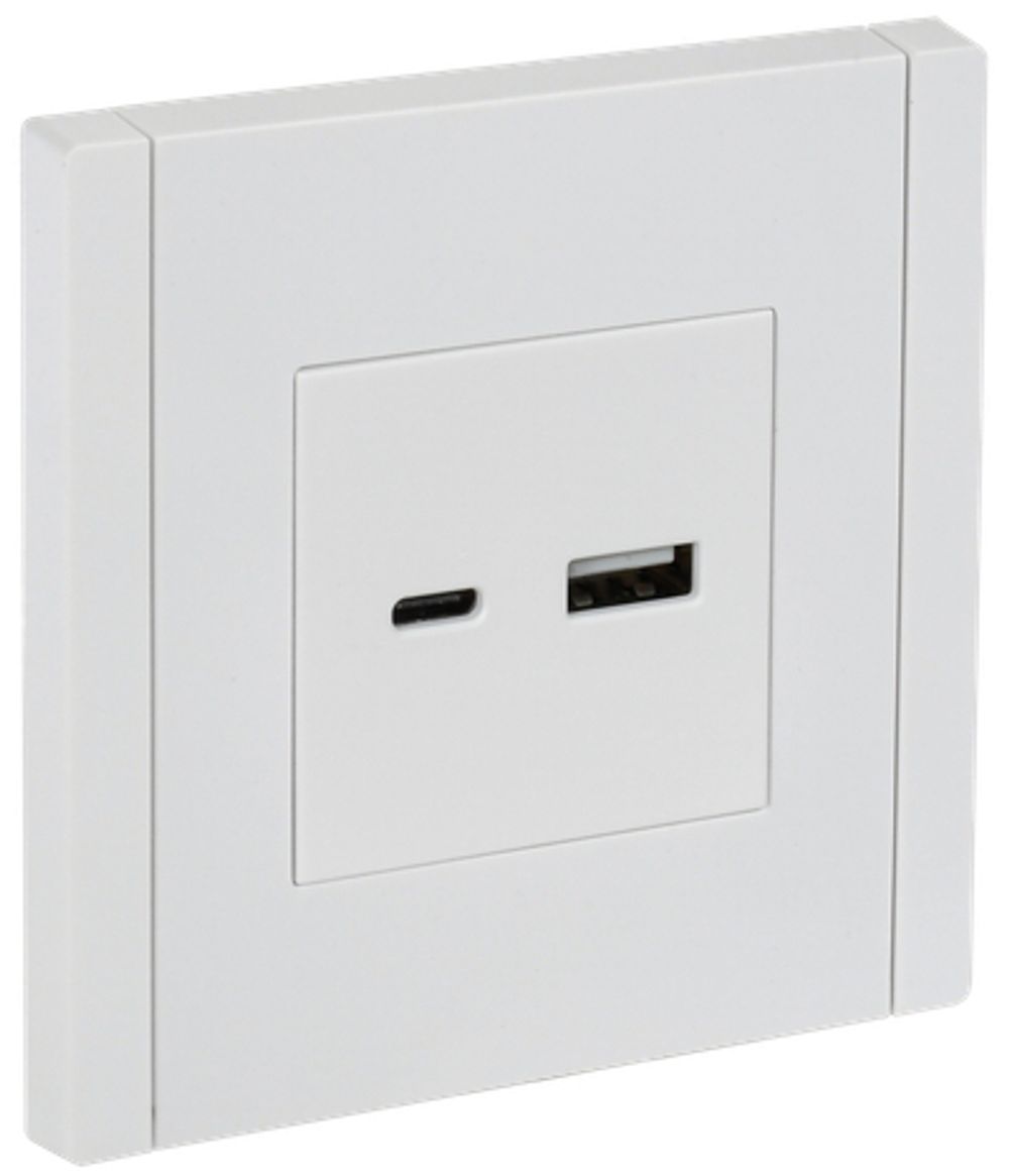 FORTE&PIANO Розетка USB A+C 18Вт FP251 белый IEK