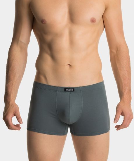 Трусы мужские боксеры (3шт), Atlantic 3MH-156, графитовый + изумрудный + темно-синий