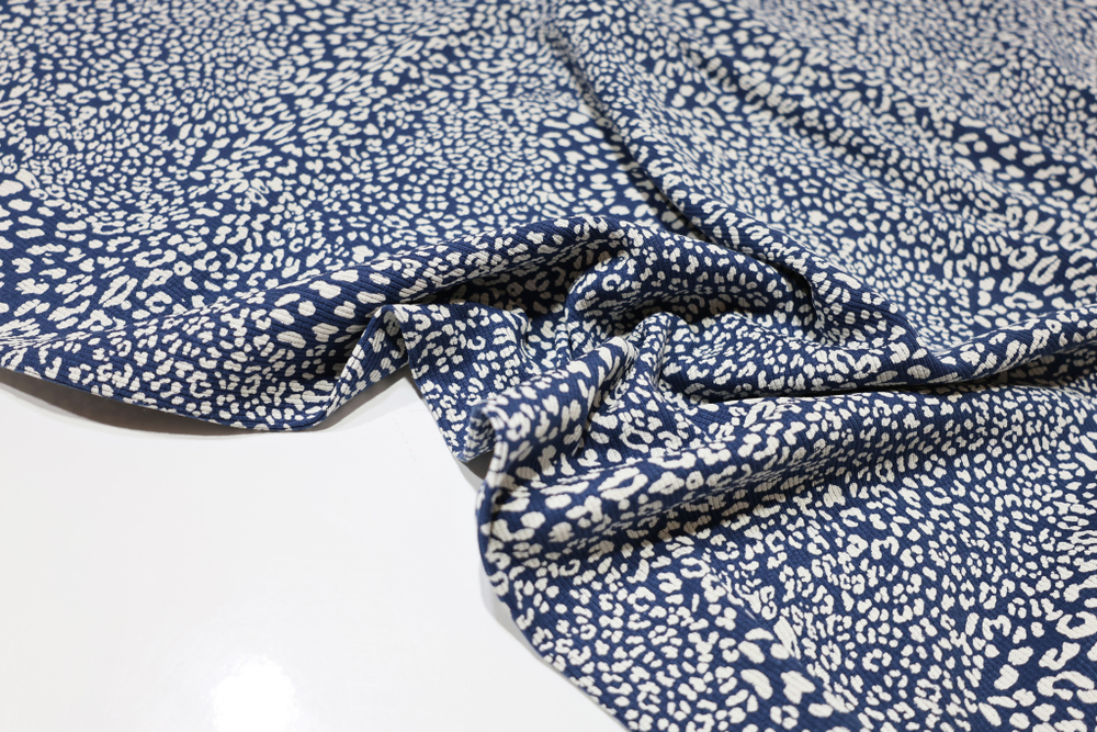 ЛЕО СИНИЙ - Кашкорсе с лайкрой, компакт пенье (КРВ640 Елена) УЦЕНКА!